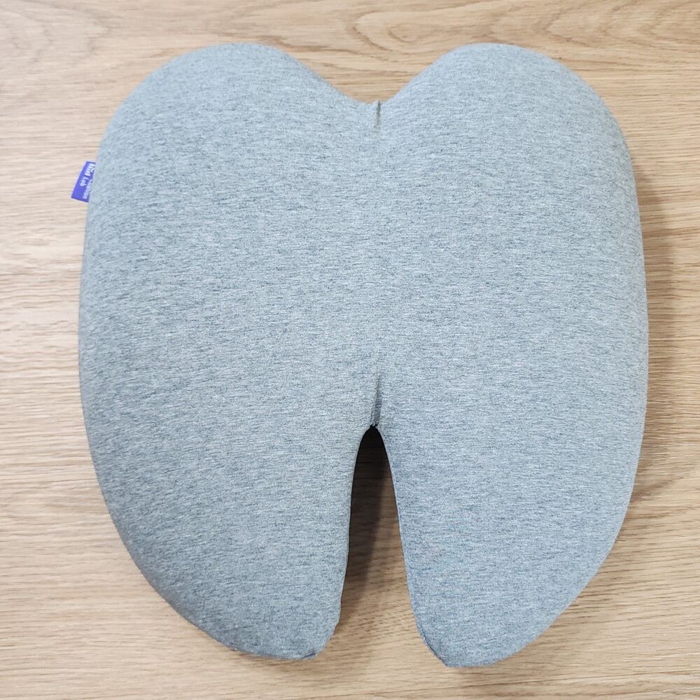 C CUSHION LAB Extra Dense Lumbar Back Pillow Ergonomic Multi-Region Gray